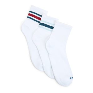 Mens 3-Pack Quarter Socks